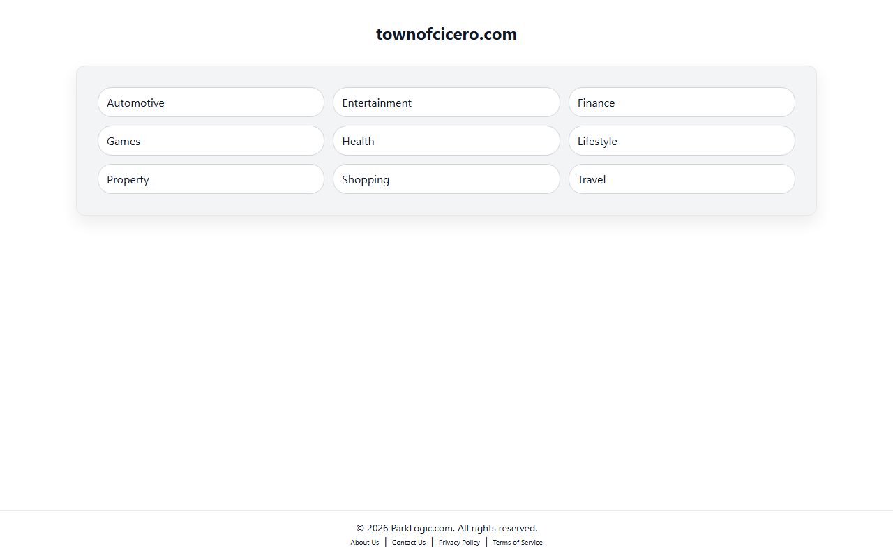 Town of Cicero website for marriage license information