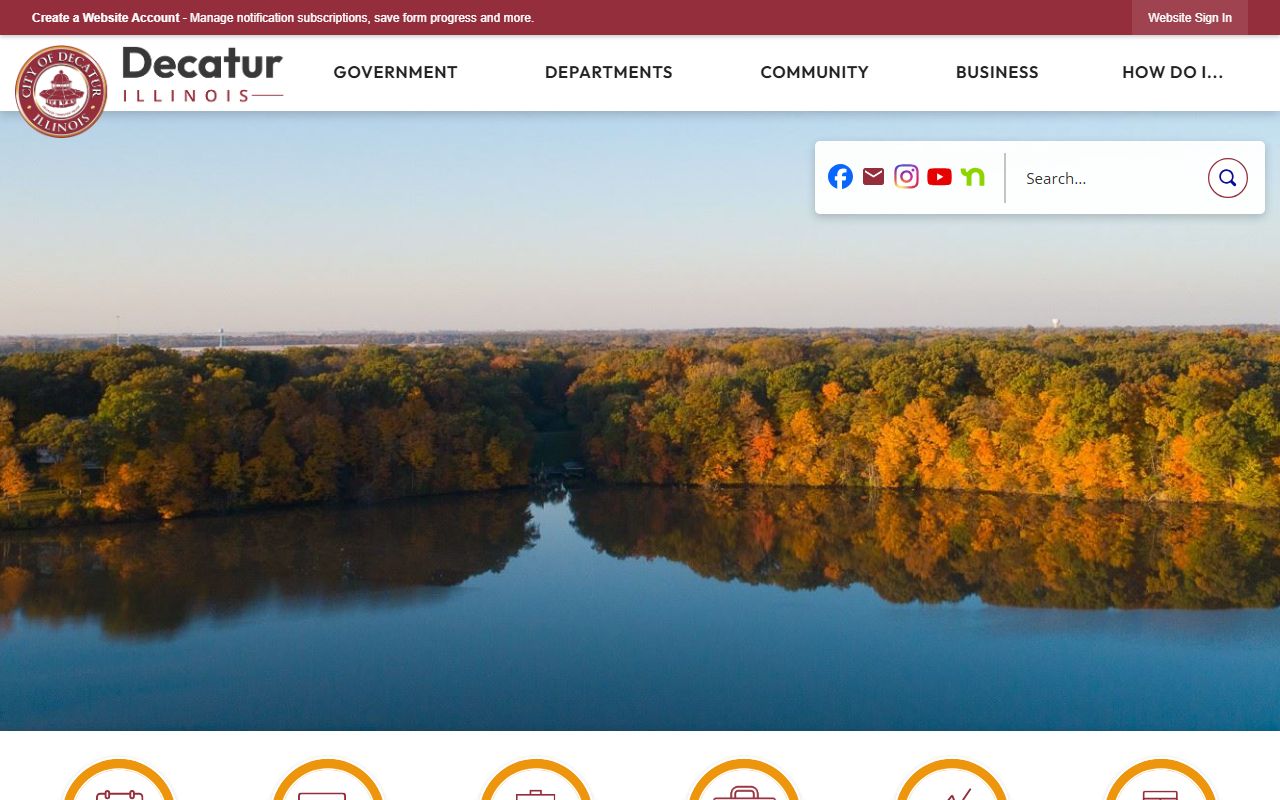 City of Decatur website for marriage license information