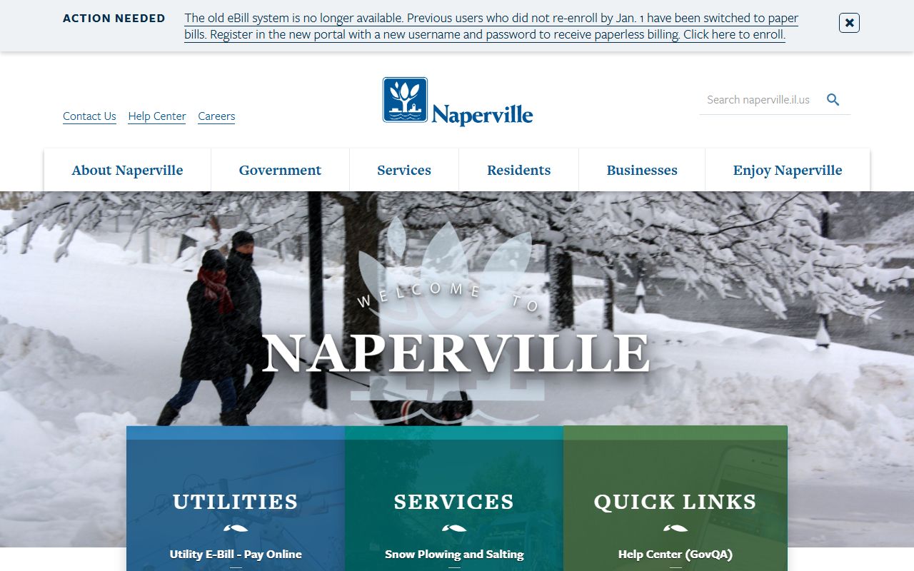 City of Naperville website for marriage license resources